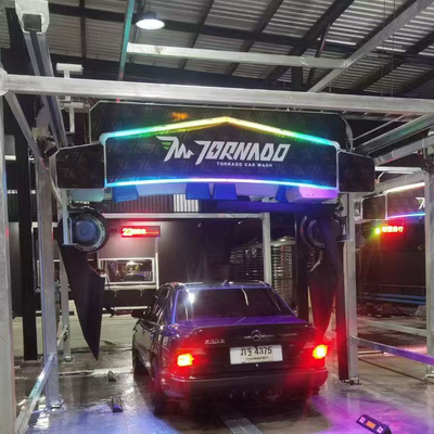 Sistema de lavado de coches de revés 304 de acero inoxidable Máquina automática de lavado de coches sin contacto Lavado automático de coches Equipo robótico de lavado de coches sin contacto