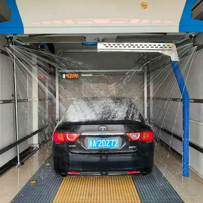 Sistema de lavado de coches totalmente automático y de alta presión Lavadora de coches sin contacto con un solo brazo Máquina de agua de ósmosis inversa