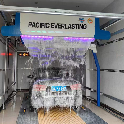Sistema de lavado de coches totalmente automático y de alta presión Lavadora de coches sin contacto con un solo brazo Máquina de agua de ósmosis inversa