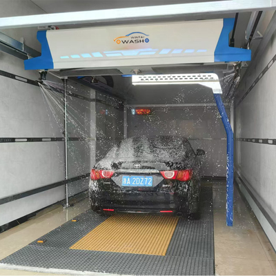 Sistema de lavado de coches totalmente automático y de alta presión Lavadora de coches sin contacto con un solo brazo Máquina de agua de ósmosis inversa