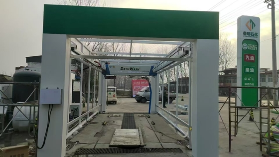 Máquina de lavado de automóviles de alta presión 360 Máquina de lavado de automóviles Totalmente automática con un solo brazo Lavadora de automóviles de vuelco inverso