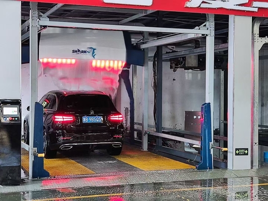 Máquina de lavado de autos sin contacto con movimiento de tres ejes, alta presión de descarga de agua, lavado automático 360 sin contacto