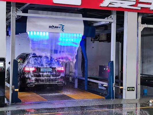 Máquina de lavado de autos sin contacto con movimiento de tres ejes, alta presión de descarga de agua, lavado automático 360 sin contacto