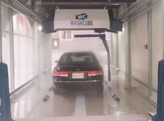 360 robot automático de lavado de automóviles Dos ejes en movimiento Automático sin contacto Lavadora de automóviles Máquina de agua de ósmosis inversa de presión alta