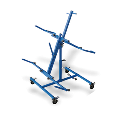 Bastidor de pintura de coches utilizado en cabinas de pintura para talleres de carrocería.