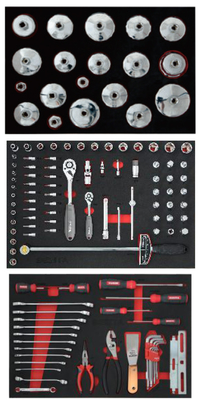 128pcs solución de herramientas de gasolinera en forma de tazón de la red de aceite llave para llave de herramienta para el mantenimiento del coche