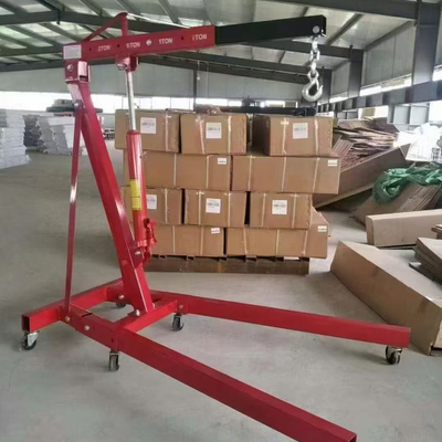 Grúa de taller plegable neumática para motor 2t