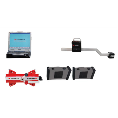 Máquina de alineación de ruedas para camiones CCD con pantalla LCD, equipo de alineación de ruedas para autobuses, máquina de alineación de alta resistencia