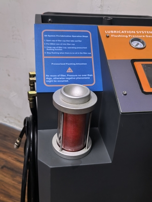 Máquina de lavado automático del sistema de aceite lubricante con función de conteo