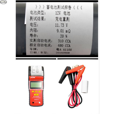 Probador de baterías automotrices con protección completa