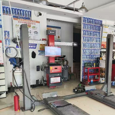 Alineador de ruedas 3D con 4 cámaras, control por computadora, Sunshine, soporte multi-idioma, sistema de alineación de cuatro ruedas