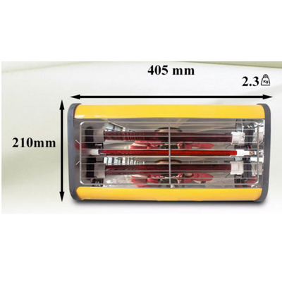 Lámpara de horneado de pintura infrarroja Equipo portátil de curado de pintura Luces de horneado para automóviles