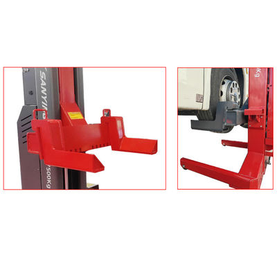 Sistema de elevación móvil de postes únicos para vehículos comerciales 30 toneladas, 45 toneladas