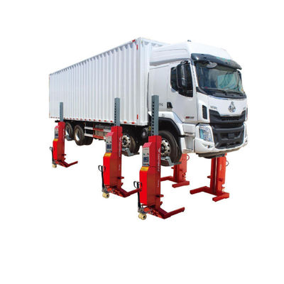 Sistema de elevación móvil de postes únicos para vehículos comerciales 30 toneladas, 45 toneladas