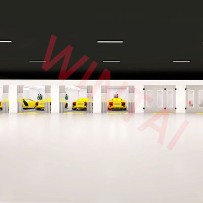 Salón de pintura para automóviles horneado Salas de preparación de automóviles Líneas de pintura