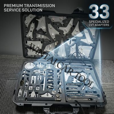 Kit de adaptador de servicio de fluidos de transmisión CVT de 33 piezas para transmisiones variables continuas