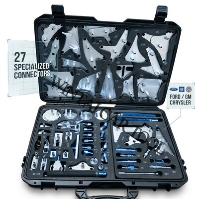 27 piezas Kit de adaptación de ATF para automóviles estadounidenses Ford GM Chrysler Dodge Transmission Service Tool